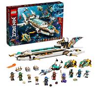 LEGO 71756 NINJAGO Hydro Bounty Building Set, Submarine Toy with Kai and Nya Minifigures, Ninja Toys, Gifts, Presents for Kids, Boys, Girls Age 9 Plus Years Old