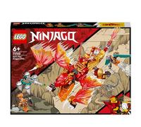 LEGO 71762 NINJAGO Kai’s Fire Dragon EVO Toy for Kids with Cobra & Boa Snake Warrior Figures and Kai Minifigure, Collectible Mission Banner Series