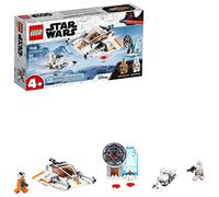 LEGO 75268 Star Wars Snowspeeder and Speeder Bike Playset with Starter Brick for Preschool Kids