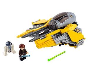 LEGO 75281 Star Wars Anakin's Jedi Interceptor Buildable Toy Starship with Anakin Skywalker Minifigure, R2-D2 Figure and lightsaber, Gift Idea for Boys & Girls