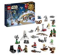 LEGO 75366 Star Wars Advent Calendar 2023 with 24 Gifts including 9 Characters, 10 Toy Vehicles and 5 Iconic Mini-Models, Christmas Countdown Gift for Kids and Fans