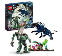 LEGO 75571 Avatar Neytiri & Thanator vs. AMP Suit Quaritch, Buildable Action Toy with Animal Figure, 2 Minifigres and Pandora Scene, Gift for Kids, Boys & Girls