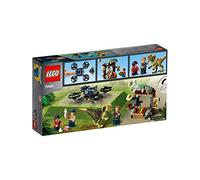 LEGO 75934 Jurassic World Dilophosaurus on the Loose Set with 3 Minifigures, Drone and Dinosaur Figure