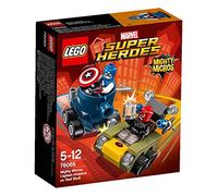 LEGO 76065 Super Heroes Mighty Micros: Captain America vs. Red S Building Set (Multi-Colour)