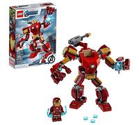LEGO 76140 Marvel Avengers Iron Man Mech Buildable Toy, Battle Action Figure Playset for Kids 6 + Year Old