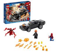 LEGO Marvel Spider-Man: Spider-Man and Ghost Rider vs. Carnage 76173 Collectible Building Toy for Kids, New 2021 (212 Pieces)