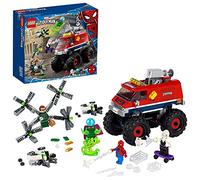 LEGO 76174 Super Heroes Marvel Spider-Man's Monster Truck vs. Mysterio Toy with Doctor Octopus and Spider-Gwen Minifigures