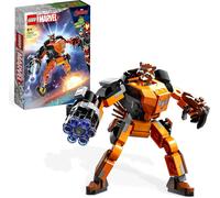 LEGO 76243 Marvel Rocket Mech Armour Set Guardians of the Galaxy Racoon Build...