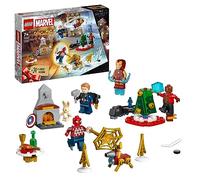 LEGO 76267 Marvel Avengers Advent Calendar 2023 with 24 Gifts incl. Captain America, Spider-Man, Iron Man plus More Superhero Minifigures, Christmas Countdown Gift for Kids