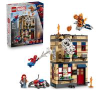 LEGO ǀ Marvel Peter Parker’s Apartment - Interactive Spider-Man Toy with 4 Minifigures incl. Hobgoblin & Anti-Venom, plus an Explosive Function - Gift for 8+ Year Old Boys - 76317