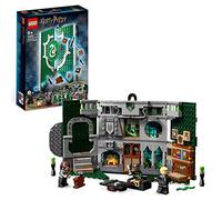 LEGO 76410 Harry Potter Slytherin House Banner Set, Hogwarts Castle Common Room Toy or Wall Display, Collectible Travel Toy with Draco Malfoy Minifigure