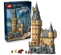 LEGO Harry Potter Hogwarts Castle: The Main Tower - Interactive Castle Toy with Modular Flying Key & Wizard Chess Rooms, plus 12 Minifigures - Gift for 10+ Year Old Boys, Girls & Adult Fans 76454