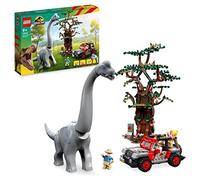 LEGO 76960 Jurassic Park Brachiosaurus Discovery Dinosaur Toy Set with Large Dino Figure, Tree and Buildable Jeep Wrangler Car, Gift for Boys, Girls, Kids, 30th Anniversary Collection