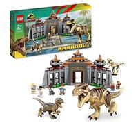 LEGO Jurassic Park Visitor Center: T. rex & Raptor Attack 76961 Buildable Dinosaur Toy; Gift for Teens and Kids Aged 12 and Up, Including a Dino Skeleton Figure, 6 Minifigures and More