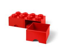 LEGO 8-Stud Red Storage Brick Drawer