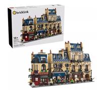 LEGO 910032 Parisian Street Building Kit - 3,532 Pieces - Haussmann-Style Facades, Detailed Interiors, 7 Minifigures, and 16 Stickers