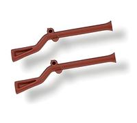 LEGO Accessories: Brown Flintlock Musket - Pirate Gun x2