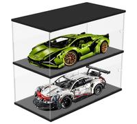 Lego Acrylic Display Case for 1/8 Scale Model Car 42115, 42083, 42143 - Large Countertop Dustproof Display Box (25.5x12.5x19.2inch)