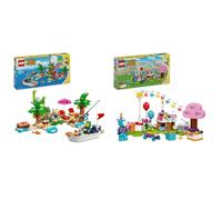 LEGO Animal Crossing Kapp’n’s Island Boat Tour, Buildable Creative Toy for 6 Plus & Animal Crossing Julian’s Birthday Party Creative Building Toy for 6 Plus Year Old Kids, Girls & Boys