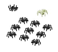 LEGO Animal Halloween Accessory - 10 Black Spiders (with Bonus Glow in The Dark Spider)