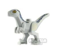 LEGO Animal Minifigure Beta the Baby Dinosaur Raptor LIGHT BLUEISH GRAY