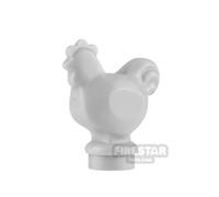 LEGO Animal Minifigure Chicken LIGHT BLUEISH GRAY