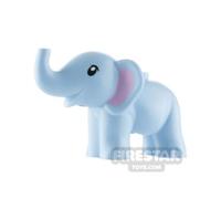 LEGO Animal Minifigure Elephant BRIGHT LIGHT BLUE