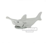 LEGO Animal Minifigure Hammerhead Shark LIGHT BLUEISH GRAY