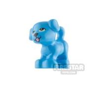 LEGO Animal Minifigure Puppy Dog Standing DARK AZURE
