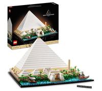 LEGO Architecture Great Pyramid of Giza Set, Home Decor Model Building Kit, Gift Idea for Adults, Men, Women, Mum, Dad, Creative Activity, Famous Landmarks Collection 21058