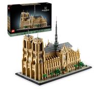LEGO Architecture Notre-Dame de Paris Set, Model Kit for Adults to Build, Home or Office Décor, Collectible Gift for History-Loving Men, Women, Him or Her 21061