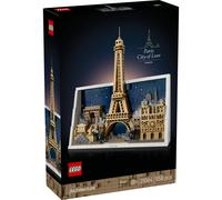 LEGO Architecture Paris - City of Love - DIY Miniature Model Kit for Adults - Home Decor 3D Wall Art w/Iconic Parisian Landmarks Incl. Eiffel Tower - Gift Idea - 21064