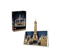 LEGO Architecture Paris - City of Love - DIY Miniature Model Kit for Adults - Home Decor 3D Wall Art w/Iconic Parisian Landmarks Incl. Eiffel Tower - Gift Idea - 21064