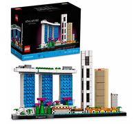 LEGO Architecture Singapore Model Building Set for Adults, Skyline Collection, Collectible Crafts Construction, Home Décor Gift Idea for Men, Women, Husband, Wife, Him or Her 21057