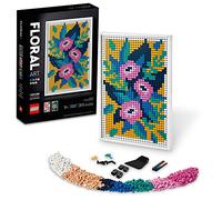 LEGO Art Floral Art 31207, 3in1 Flower Pictures, Wall Art Decoration Building Set, Arts and Crafts Kit, Creative DIY Activity, Beautiful Home Decor, Gift Idea for Adults, Men, and Women