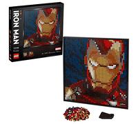 LEGO Art Marvel Studios Iron Man 31199 Building Kit for Adults; A Creative Wall Art Set Featuring Iron Man That Makes an Awesome Gift, New 2020 (3,167 Pieces)