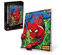 LEGO Art The Amazing Spider-Man 31209 Build & Display Home Decor Wall Art Kit, Nostalgic Super Hero Gift for Adults or Back to School Gift for Teen Spider-Man Fans, 6425635