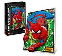 LEGO ART The Amazing Spider-Man 3D Wall Art Set, Buildable Canvas Poster, Super Hero Home Decoration, Creative Activity, Comic Gift for Teens and Adults 31209