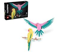 Lego Art The Fauna Collection 31211 - Macaws Parrots, Nature Wall Art for Living Room Decor, Home Office Decor Idea, Building and Displaying Creative Activity for Artistic Adults