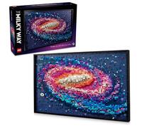 LEGO Art The Milky Way Galaxy Wall Art Décor, Space and Astronomy Gift, Building Set for Adults, Creative Activity for Art and Design Lovers, Home Décor Ideas for Living Room, 31212