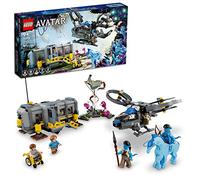 LEGO Avatar Floating Mountains Site 26 & RDA Samson 75573 Building Set - Helicopter Toy Featuring 5 Minifigures and Direhorse Animal Figure, Movie Inspired Set, Gift Idea for Kids Ages 9+