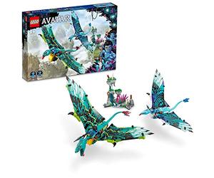 LEGO Avatar Jake & Neytiri First Banshee Flight, Pandora Movie Set with Toy Dragon-Like Figures, Minifigures and Glow in the Dark Elements, Gifts for 9 Plus Year Old Kids, Girls and Boys 75572