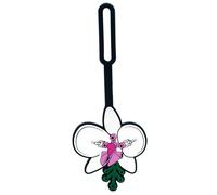 Lego Bag Tag - Botanical Orchid (53660), Silicone Luggage Tag, Vacation, Cruise, Suitcase Identification