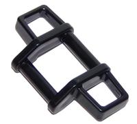 LEGO Bar 1 x 4 x 1 2/3 (Grille Guard/Push Bumper), Part 35654, Choose Your Colour, Part 35654, Choose Your Colour (Black, 2, count)