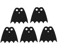 LEGO Batman: Black Batman Capes - New Spongy Fabric x5 - Lot of 5