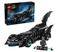 LEGO DC Batman: Batman Forever Batmobile Super Hero Toy, Bedroom Decor for Kids, Film Merch Play-and-Display Set with a Minifigure and Name Plaque, Gift for Boys and Girls 76304