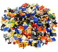 LEGO Bausteine Gebraucht 10 x City City Mini Figurines System with Accessories Men and Women Random Assorted