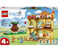 LEGO Bluey: Bluey's Family House Toy - Modular Playset with Multiple Rooms, a Garden, 4 Minifigures & Fun Accessories - Birthday Gift for 4+ Year Old Girls & Boys or TV Show Fans - 11203