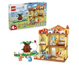LEGO Bluey: Bluey's Family House Toy - Modular Playset with Multiple Rooms, a Garden, 4 Minifigures & Fun Accessories - Birthday Gift for 4+ Year Old Girls & Boys or TV Show Fans - 11203