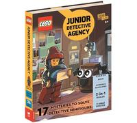 LEGO® Books: Junior Detective Agency (with detective minifigure, dog mini-build, 2-sided poster, play scene, evidence envelopes and LEGO elements)